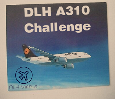 DLH A310 Challenge - given for completing the DLH A310 Challenge